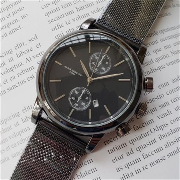 

foreign trade explosions luxury fashion men's solid mesh wristband quartz casual watches men and women 2863, Slivery;brown