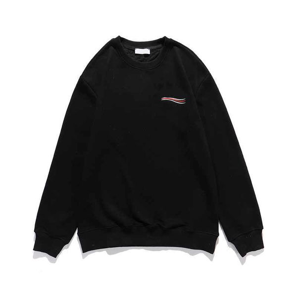 

men's hoodies sweatshirts men's and women's loose hip-hop cotton high neck pullover, Black