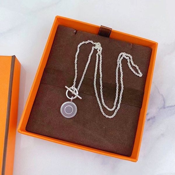 

7a fashion classic women's necklace luxury charm pendant girl valentine's day love gift 925 sterling silver highquality aaaaa box