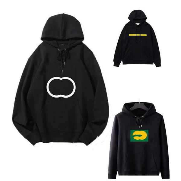 

men hoodies correct edition men and women brand luxury designer hoodie sportswear sweatshirt loose european fashion tracksuit, Black