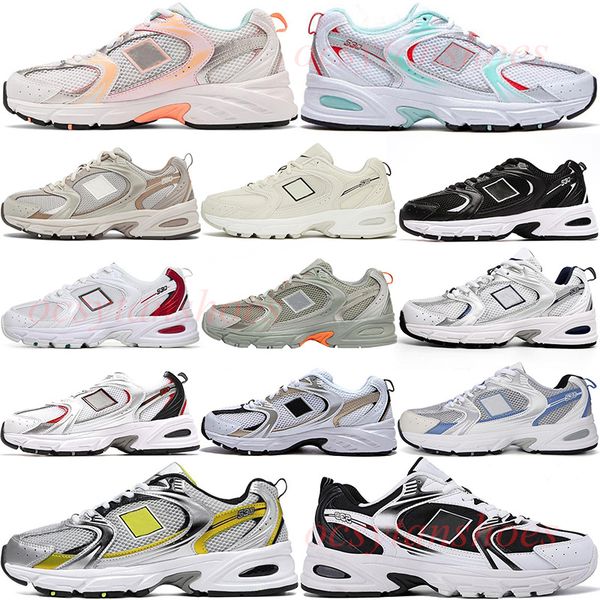 

new 2022 running shoes nb530 designer black white metallic silver red moonbeam sea salt navy fashion men women sneakers trainers steel grey