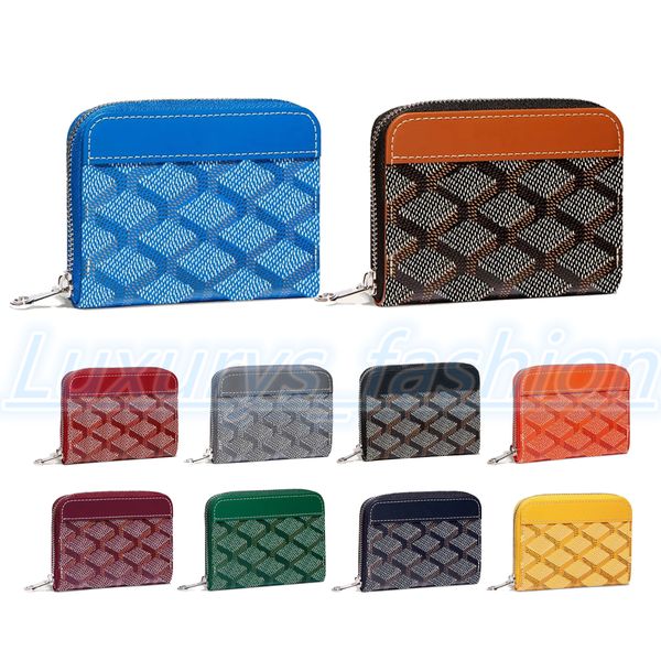 

luxurys designer bags fashion quality key wallet purse card holder mini single men women's holders coin wholesale genuine leather pocke, Brown;gray