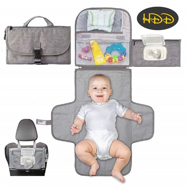 

changing pads covers portable diaper pad for born girl boy - baby with smart wipes pocket 220919