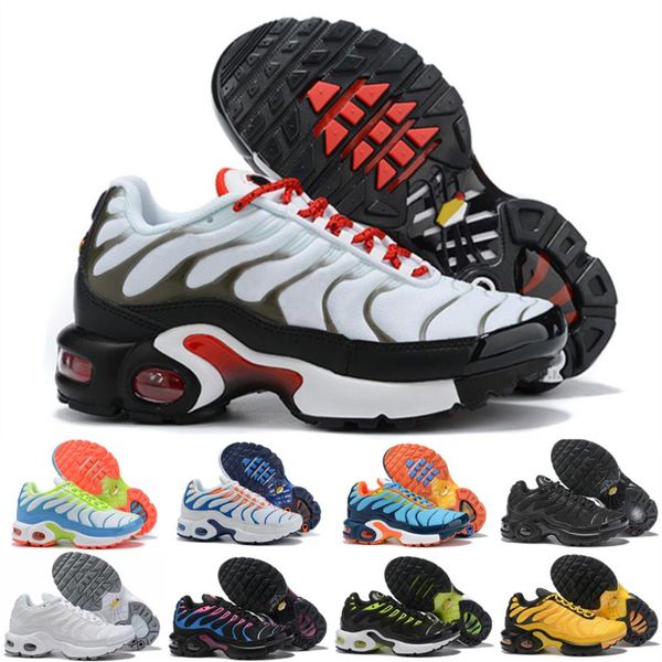 

2021 sell boys girls running tn shoes blue baby trainers sports sneakers 28-35265q, Black