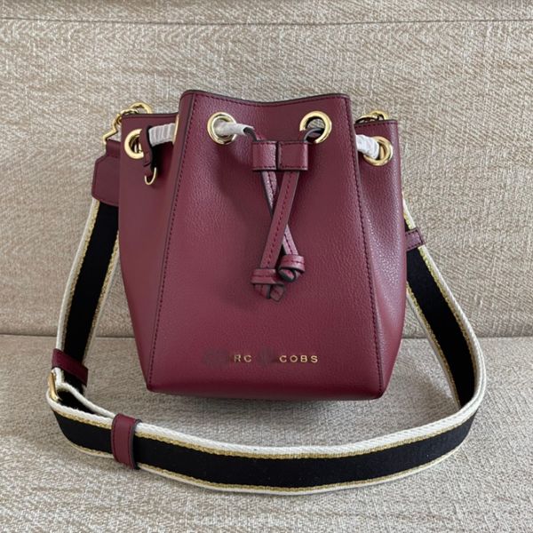 

women's genuine leather bucket bag designer crossbody bags letter ladies handbags