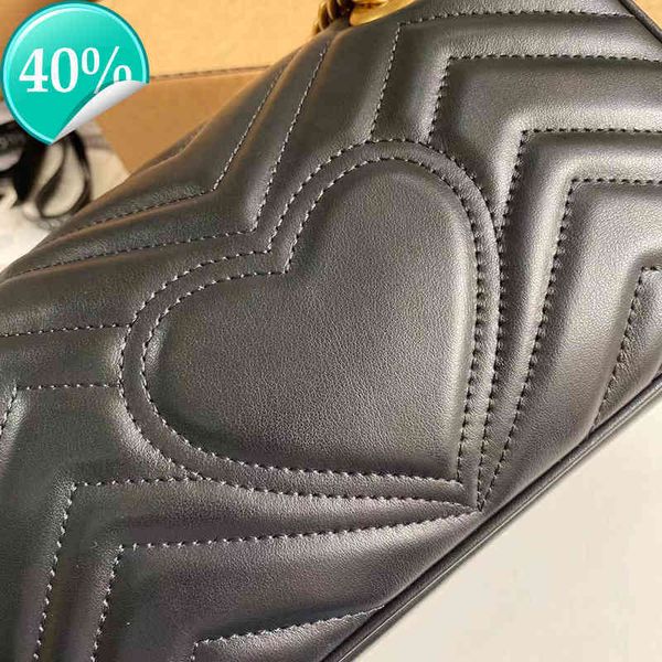 

designer evening bag new shoulder mini hand famous digner s 22cm marmont matelasse high-end woman genuine leather crossbody ss miaoqis fashi