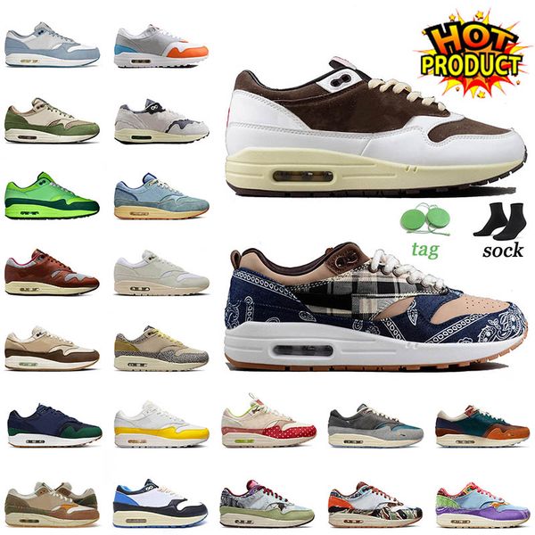 

2022 r 1s running shoes platform cushions 87 fragment gorge green white yellow dark russet dirty denim ironstone womens mens sneakers traine