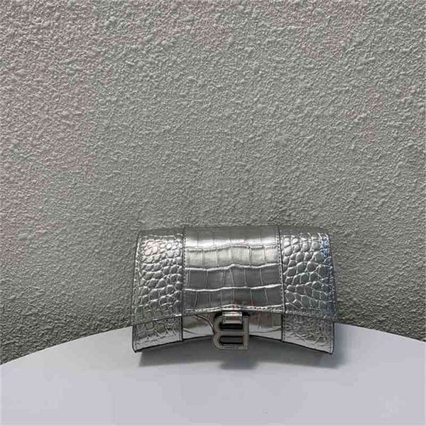 

designer handbags balenciga luxury 2022 summer leather bag chain hourglass plain grain long xs frosted button crescentquality