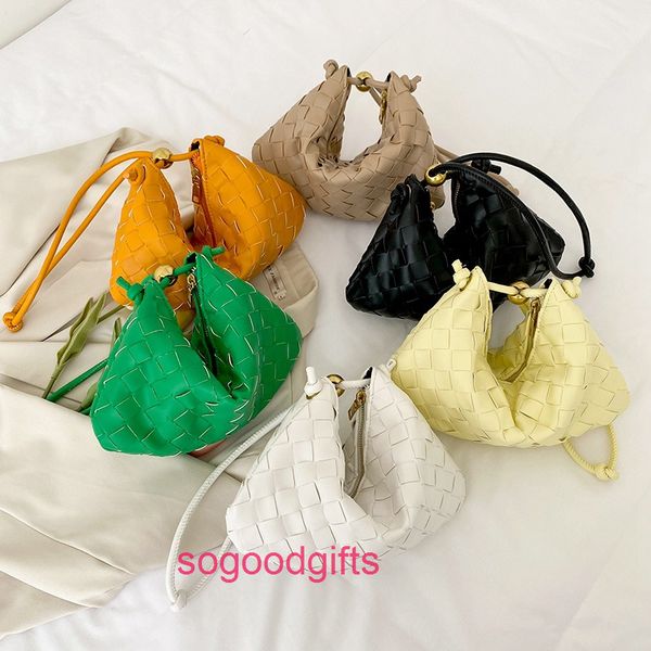 

luxurys jodies designers bag crossbody bottegas bags venetas with the logo 2022 new pu woven underarm bag drawstring hand held women's