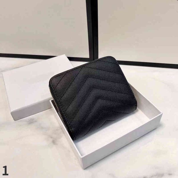 

luxurys designers folding wallet women men purse card holder multi-card slot cowhide designer crossbody holder purses 220919, Red;black