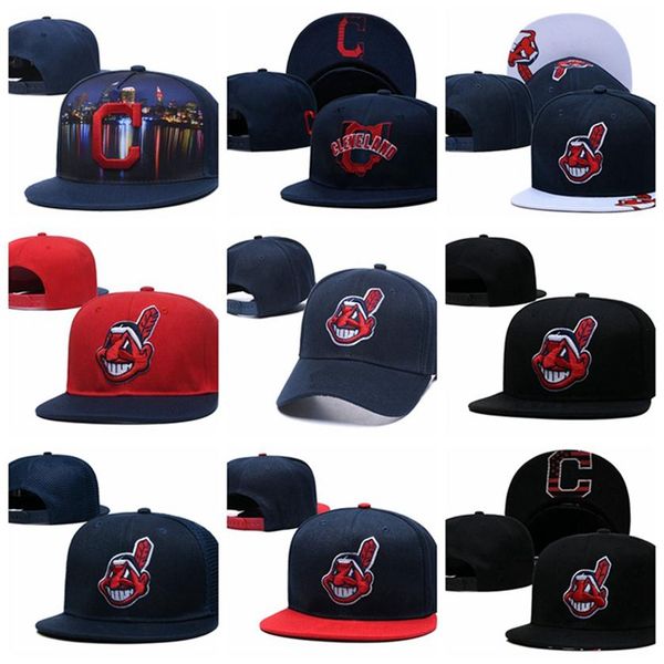 

11 styles indians c letter toucas gorros baseball caps fashion sports hip hop sports snapback hats chapeu de sol swag men women198a, Blue;gray