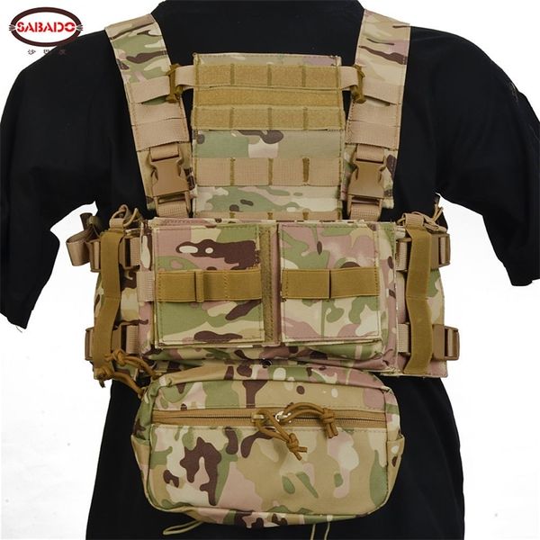 

men's vests tactical mk3 chest rig micro chassis sack pouch h harness m4 ak magazine insert airsoft paintball accessories hunting vest, Black;white