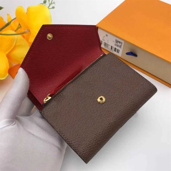 

2022luxurys designers trifold wallet fashion hand bags card holder p pocket women money coins bag men pu leather purses short flap purse, White