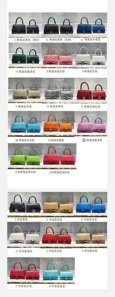 

fxec classic hourglass bag b home letter buckle leather hand fashion messenger hand carry one shoulder makeup women's 2022