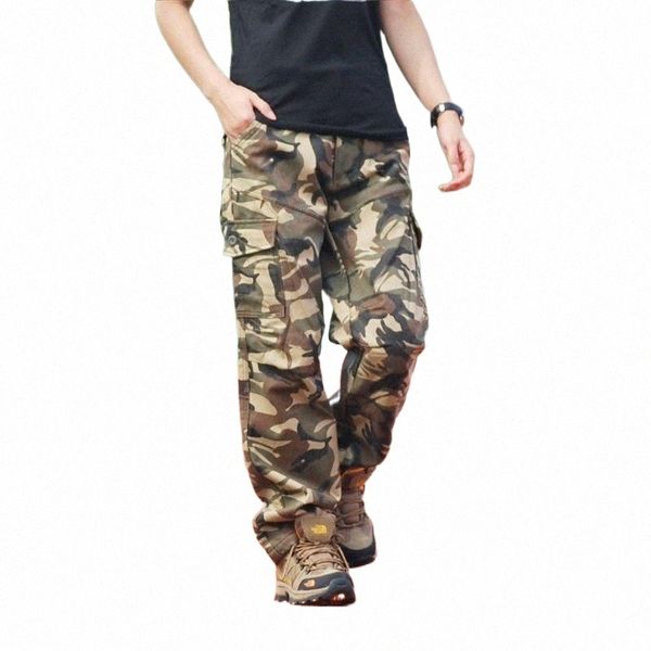 

men's pants camouflage clothing winter men velvet cargo military style camo tactical trousers male combat fleece i4mn#, Black