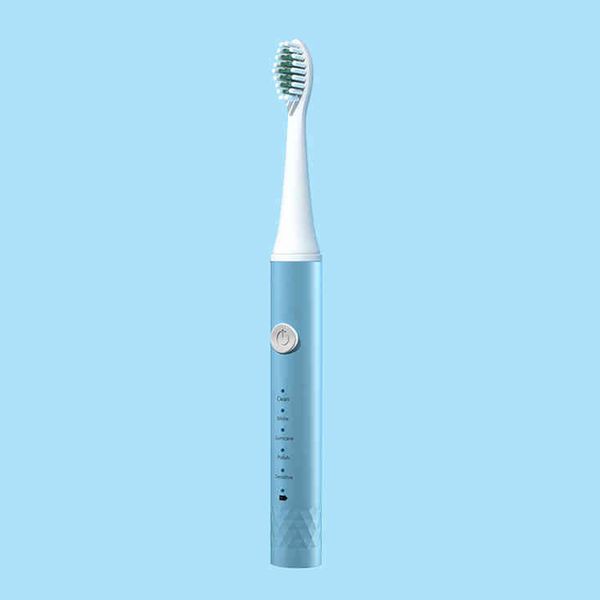

whitening smart electric sonic toothbrush 5 modes usb charge rechargeable waterproof electronic tooth brushes vtmhp1963
