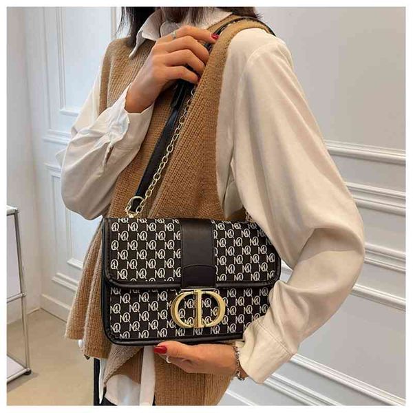 

shoulder bags women's bags can be customized and mixed batches autumn minority letter square factory store 75% off