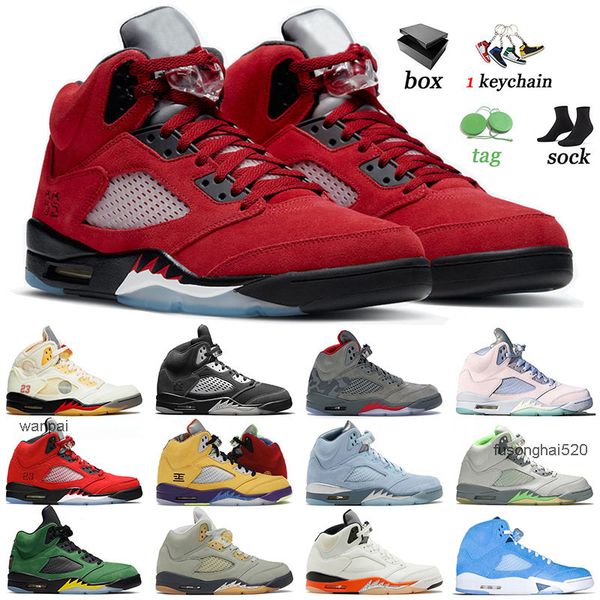 

shoe classic 5 sports basketball shoes designer women flat jumpman 5s sneakers racer blue easter camo anthracite men trainers green bean blu
