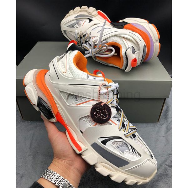 

mens womens casual shoes athletic fitness track 3.0 flat tennis sneakers thick sole vguygily shoe lace up hiking jogging balenciaga scarpes, Black