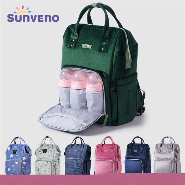 

diaper bags sunveno original travel baby mommy backpack organizer nappy maternity mother kids 220919