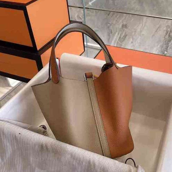 

totes shoulder bags women's basket simple bucket wallet designer real leather handbags 211216