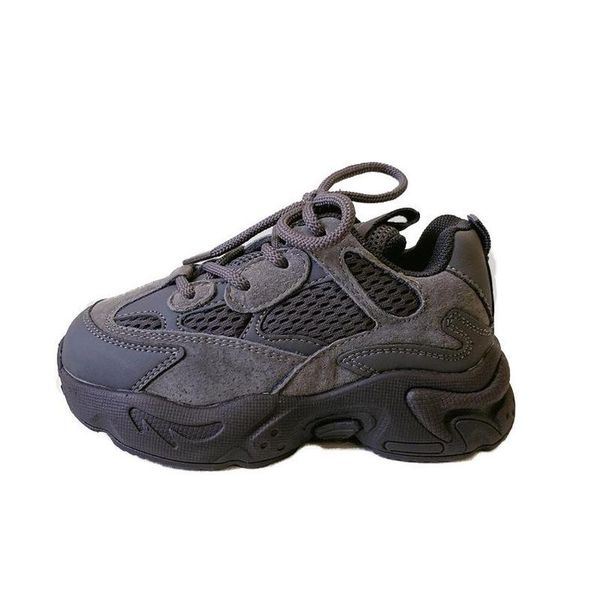 

athletic baby shoes kids sneakers toe child spring autumn mesh breathable boys coconut girls casual running e4421, Black