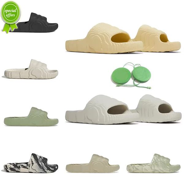

sandals slides sandals designer sliders slip-on flip flops outdoor slipper slide sandal magic lime desert sand black grey mens 2022 men wome