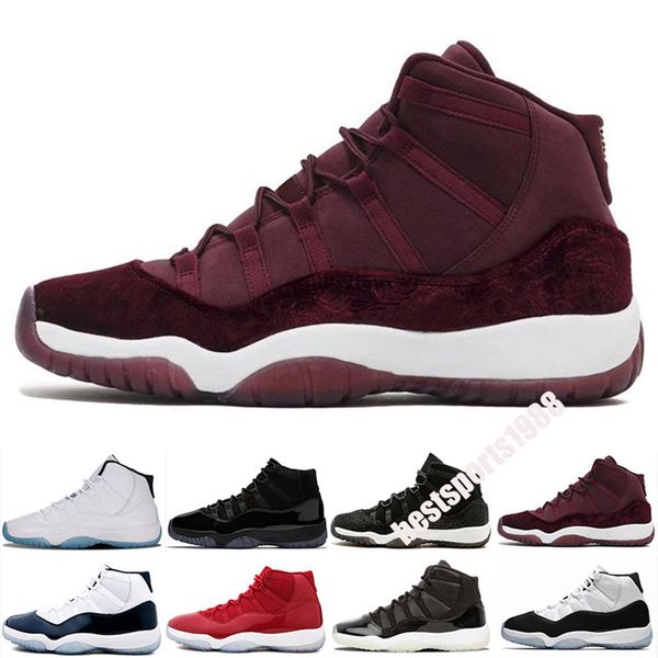 

high 11 11s basket ball shoes mens sports trainers 25th anniversary concord 45 bred space jam pantone low legend blue women sneakers3111, Black;brown