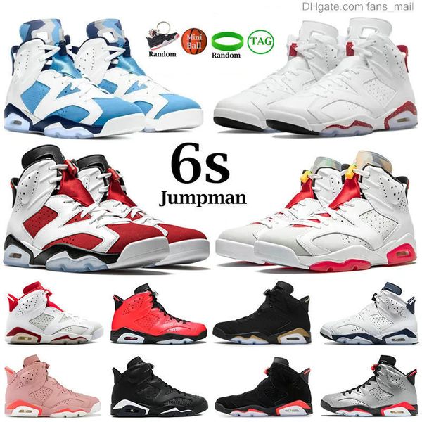 

shoe men women 6s jumpman basketball shoes mens sneaker 6 red oreo unc white midnight navy british khaki olive black cat bred tinker sports