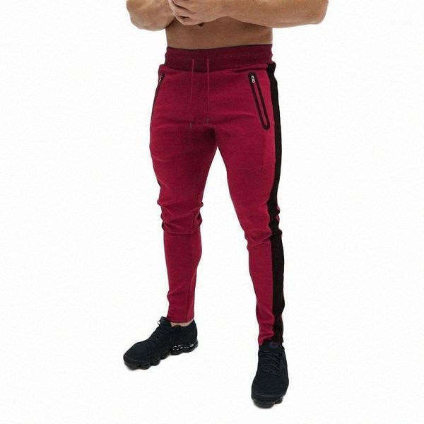 

men's pants autumn and winter sports leisure light board fitness trousers leggings black men j7xo#