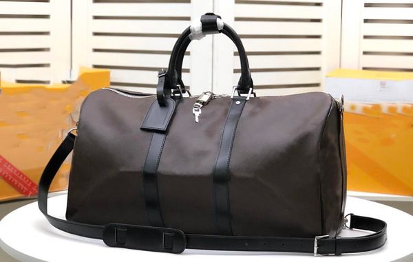 

luxury duffel bags carry on all bandoullere 55 50 45 cm women travel bag men classic rolling softsided suitcase luggage set 88