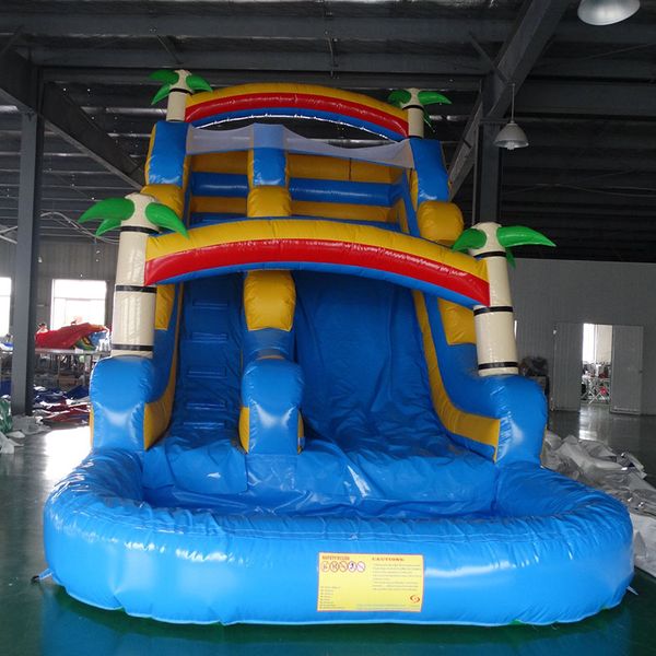 

outdoor games & activities inflatable pool slide water slide for sale