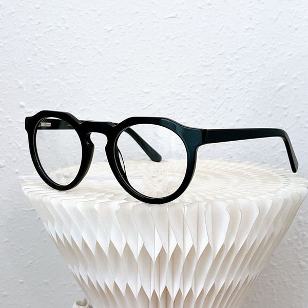 

optical eyeglasses for men women retro 88832 style anti-blue light lens plate full frame with box, White;black