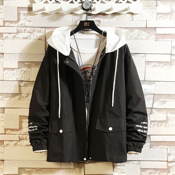 

men s jackets streetwear men s jacket coat spring casual male hooded windbreaker bomber man coats fashion women s 220916, Black;brown