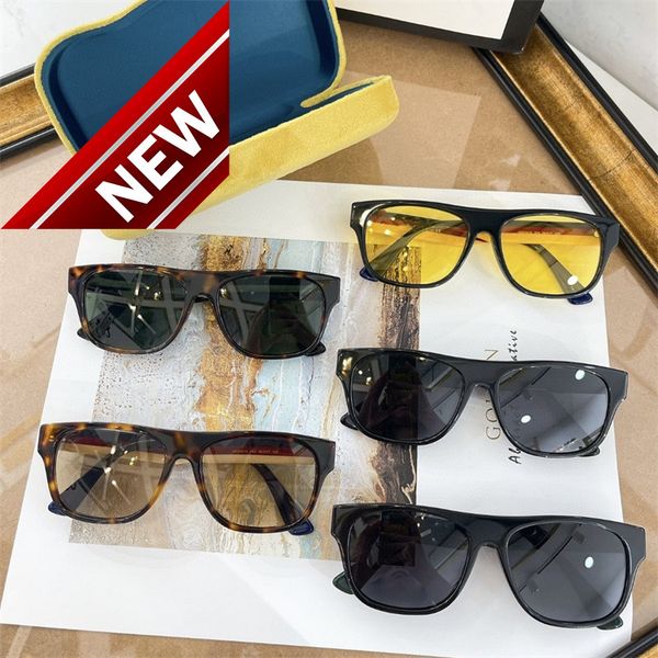 

sunglasses brands men's women's g's new square large frame sunglass fashionable the same for men women popular in ins network, White;black
