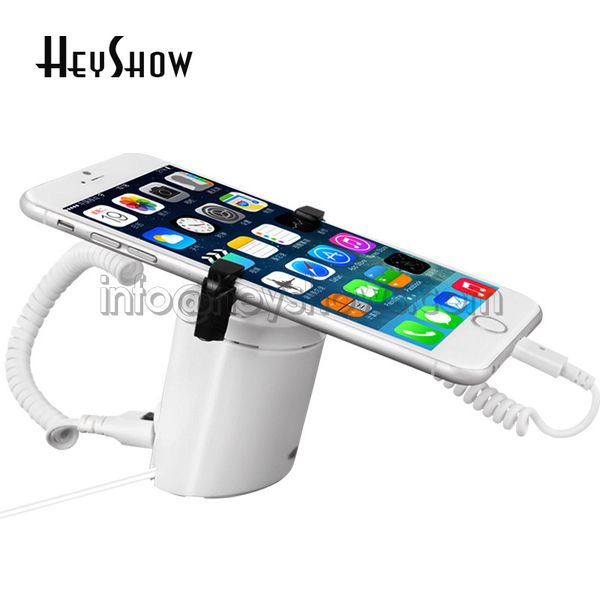 

6pcs mobile phone security burglar alarm stand smart phone anti theft device display holder system with charging function