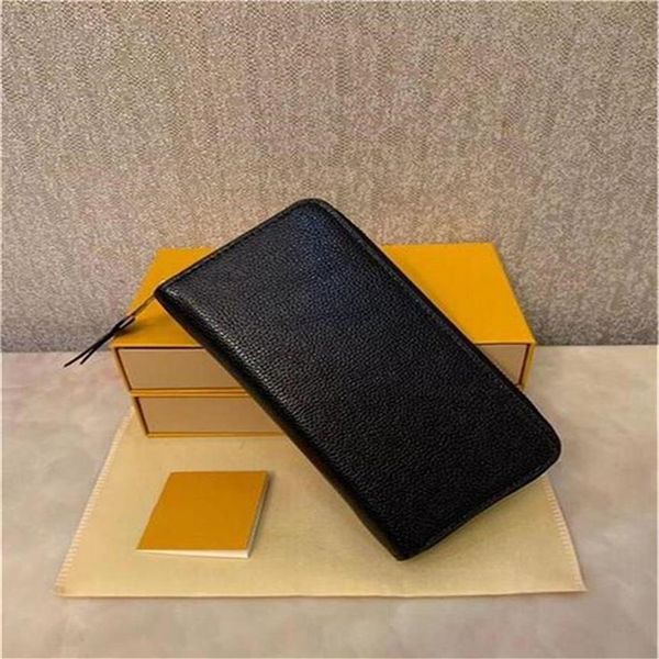 

2021 fashion designers credit card holder classic leather purse folded notes and receipts bag wallet purse 052426, Red;black