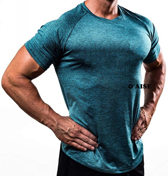 

men workout gym clothing seamless t-shirt solid color sdx08, White;black