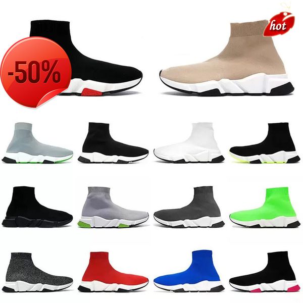 

men women socks shoes casual sneakers classic black white 17fw paris trainer vintage old sock designer trainers outdoor walking woman mens