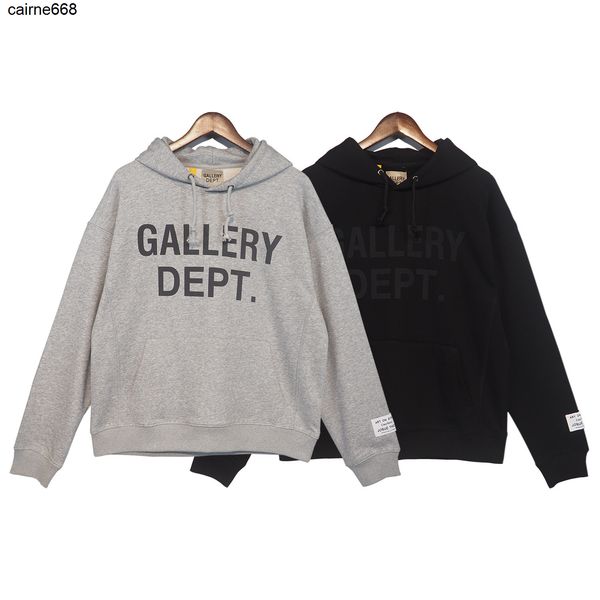 

men's hoodies sweatshirts gary dept fashion brand hoodie men's and women's drawstring hoodie, Black