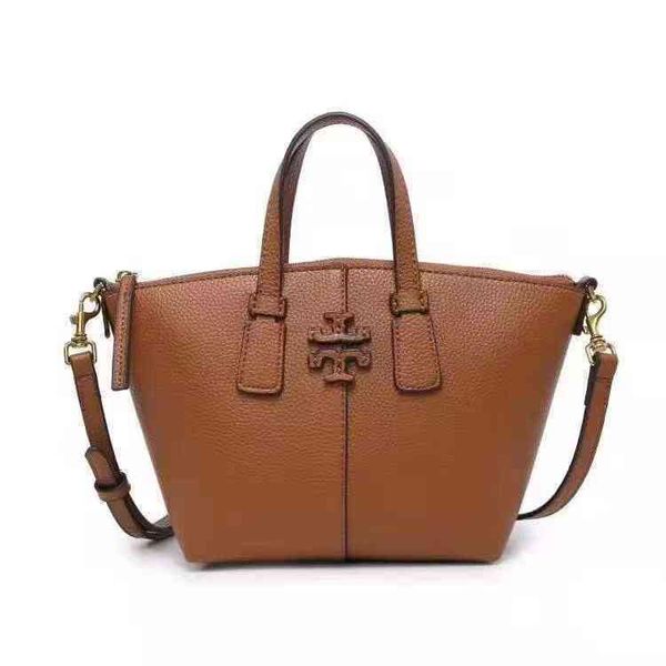 

bags luxury torysburchs designer handbag women's bag simple solid color litchi pattern tote large capacity single shoulder portable mes