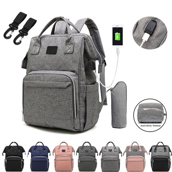 

diaper bags nappy backpack mummy large capacity mom baby multi-function waterproof outdoor travel for care 220919