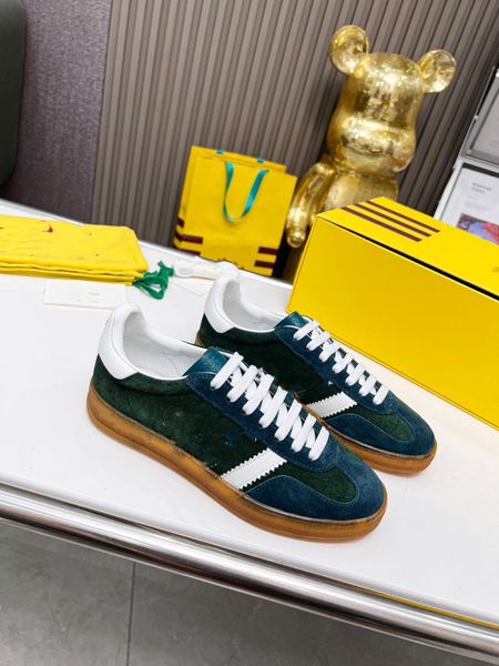 

shoes designer version pure handmade 2022ss adi gu joint green couple casual sneakers sneakers, Black