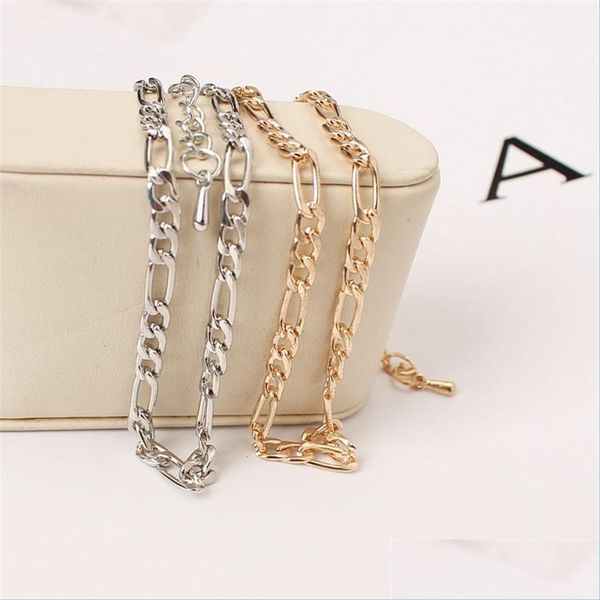 

anklets european and american foreign trade anklets jewelry fashion simple versatile metal chain ladies anklet c3 drop delivery 2021 d dh27j, Red;blue