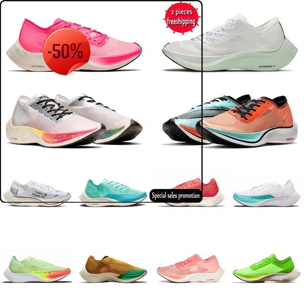 

new zoomx mens running shoes grey blue black white rose pink volt orange hyper turquoise aurora green men women sports sneakers trainers eur