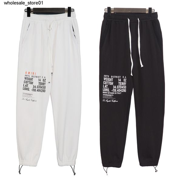 

men's pants terry guard pants versatile men's and women's casual pants loose drawstring sports casual leggings, Black