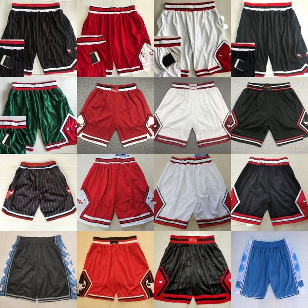

classic retro basketball zach demar lavine derozan shorts with pocket hip pop pant zipper sweatpants ball caruso vucevic dosunmu drummond dr, Black