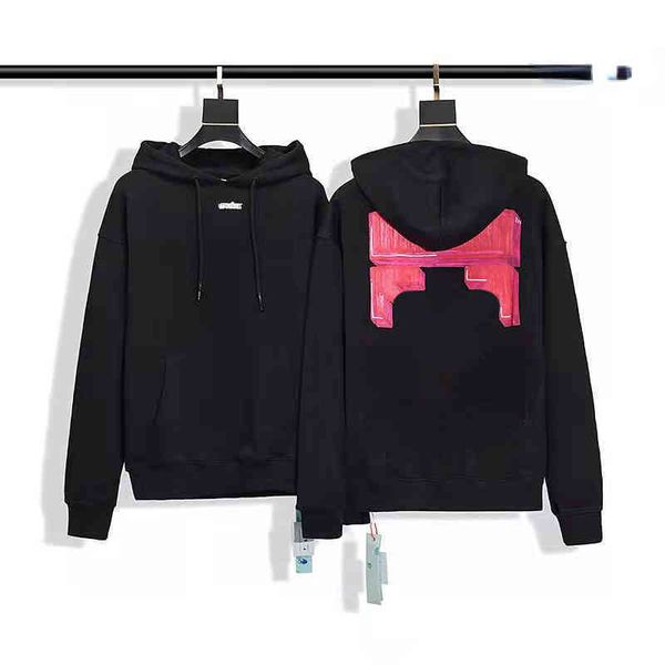 

men's hoodies sweatshirts hoodie designer men women new off long sleeve street pullover sweatshirt clothes fashion jumpers sports white, Black