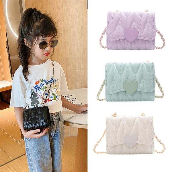 

children's mini handbag 2020 cute kids small coin wallet messenger bag kawaii baby girls party change black purse gift276h