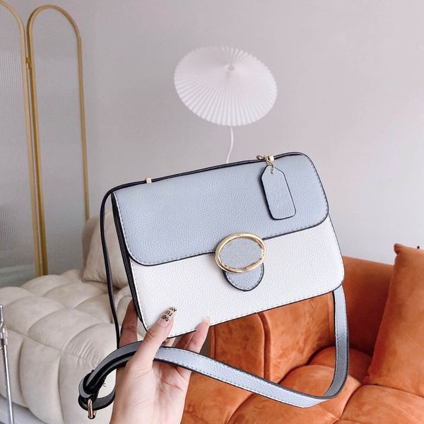 

tote handbag designer bag fashion flower patchwork shopping leather buckle multicolor crossbody bags evening bag